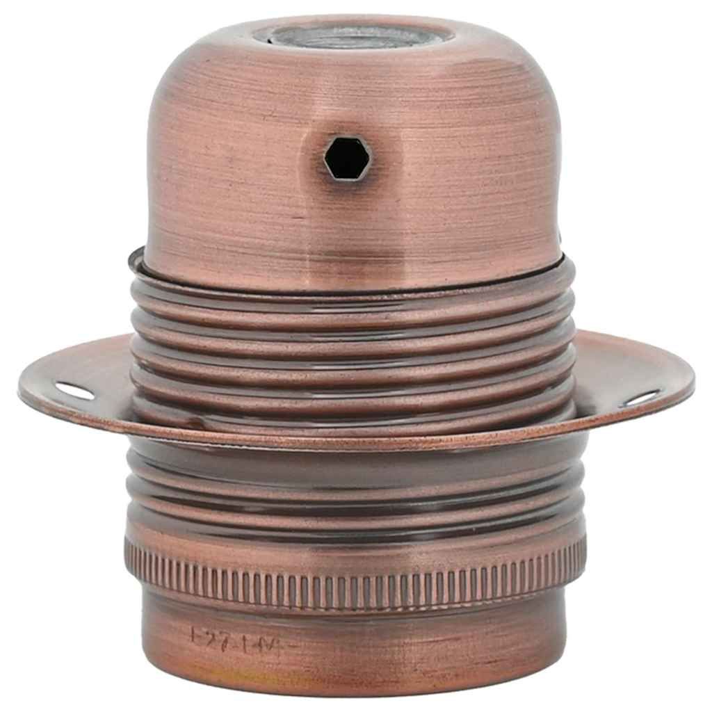 Lampenfassungen 2 Stk. Rot-Bronze E27