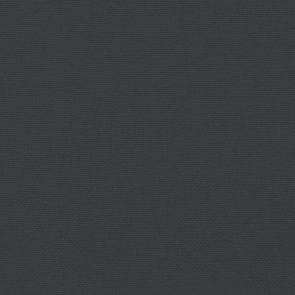 Gartenstuhlauflagen für Hochlehner 6 Stk. Schwarz 120x50x3 cm