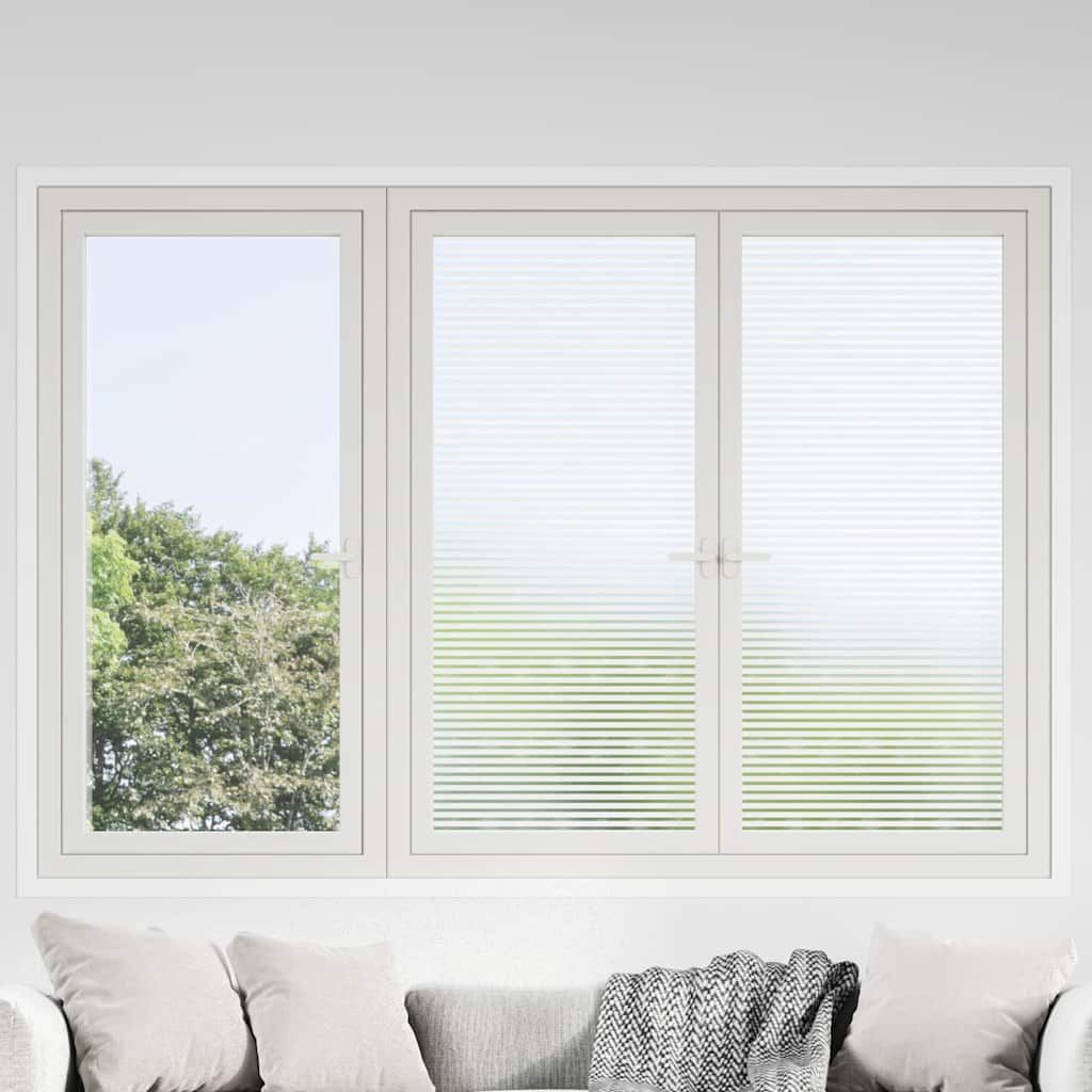 Fensterfolie Matt Streifen-Design 0,9x50 m PVC