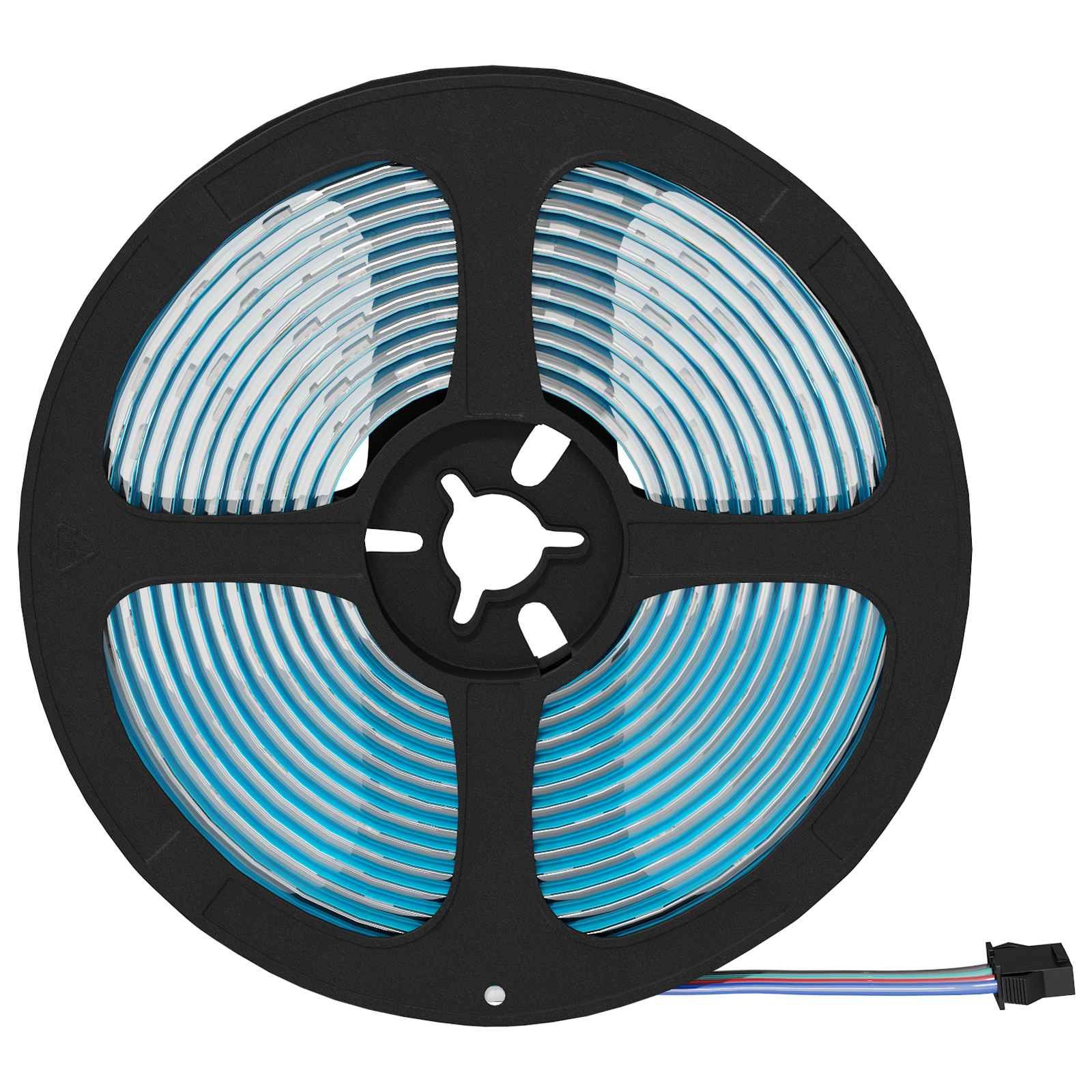 LED-Streifen 2 stk. Schwarz und Transparent