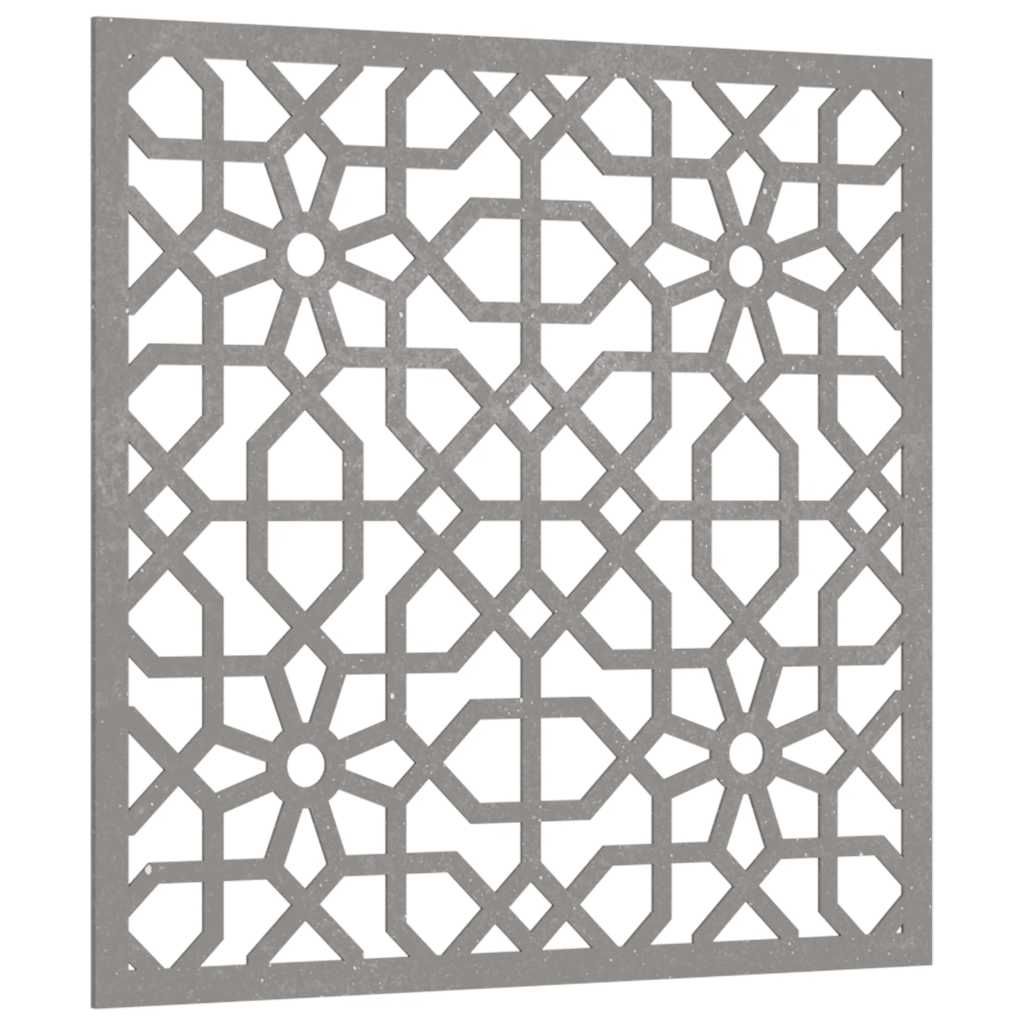 Garten-Wanddeko 55x55 cm Cortenstahl Maurisches Design