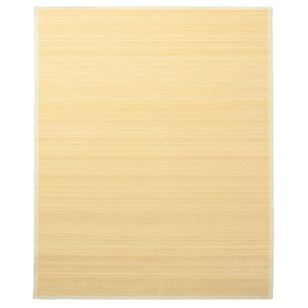 Teppich Bambus 160x230 cm Natur