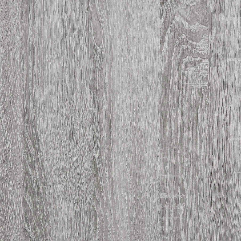 Bäckerregal 6 Fächer Grau Sonoma 90x40x180 cm Holzwerkstoff