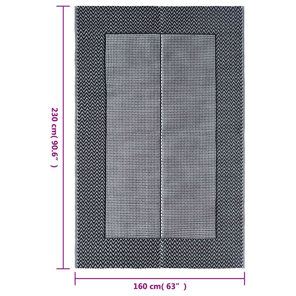 Outdoor-Teppich ARAKIL Grau 160x230 cm PP