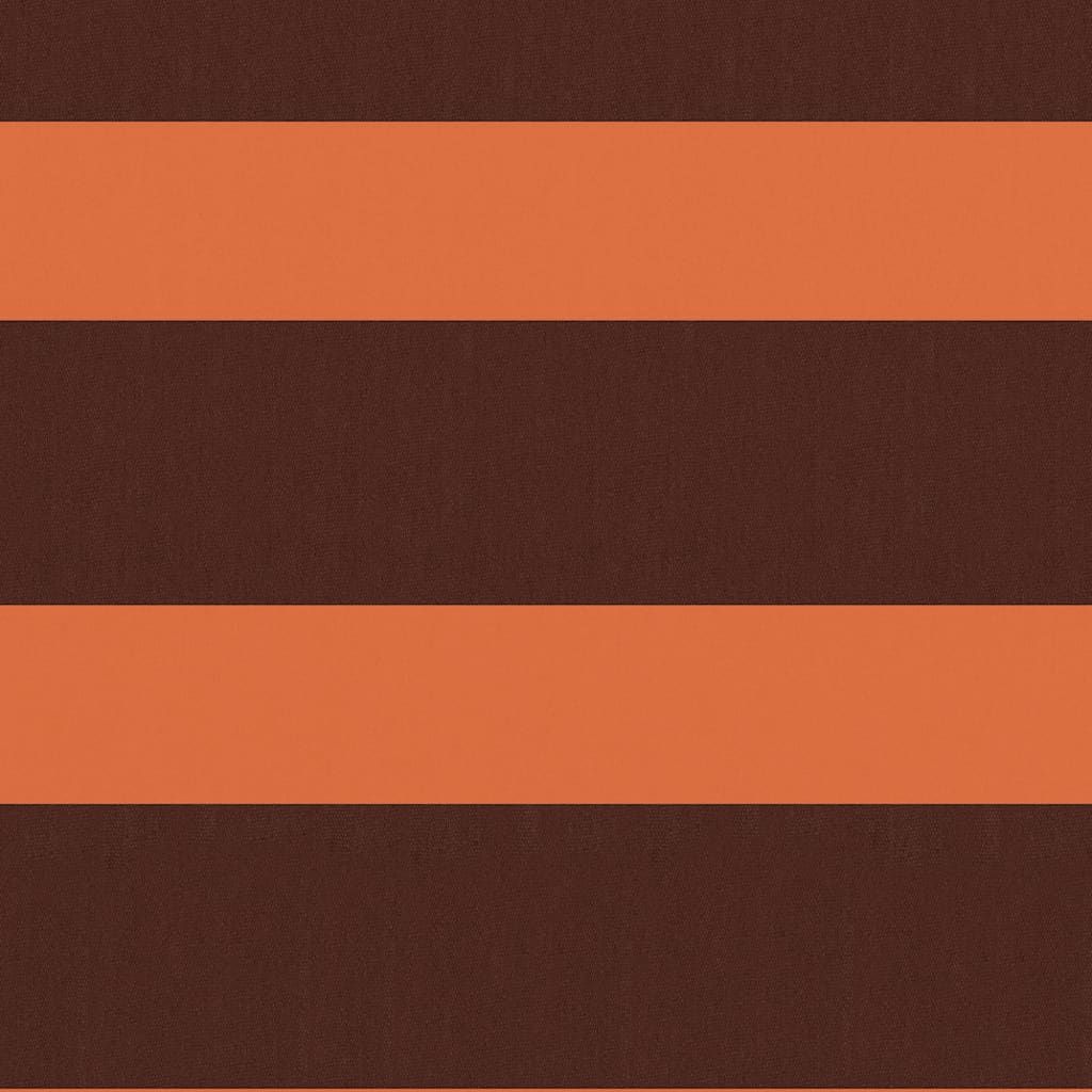 Balkon-Sichtschutz Orange und Braun 75x300 cm Oxford-Gewebe