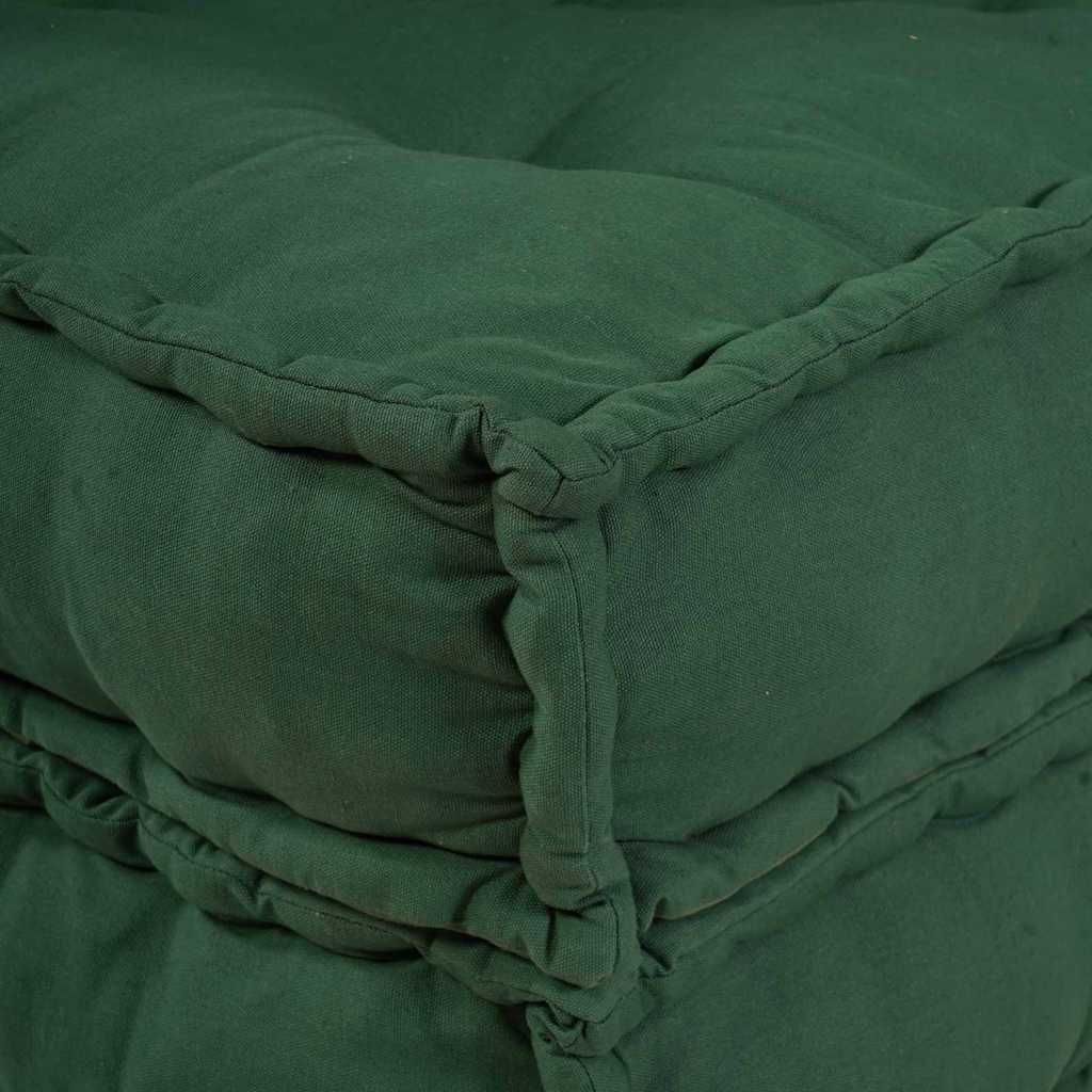 Modulare Sofagarnitur 2 pcs Grün 140 x 70 x 36 cm Stoff