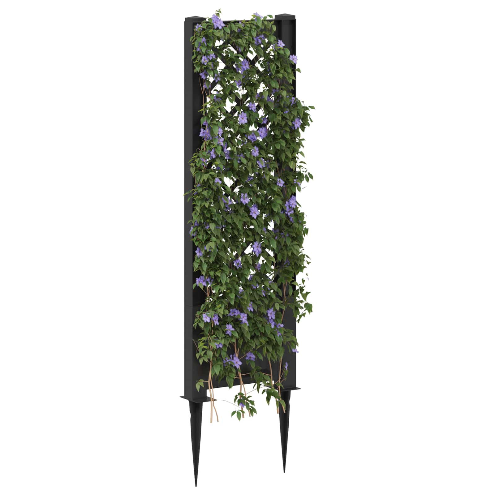 Trellis mit Spike Anthrazit 43 x 6 x 165 cm PP