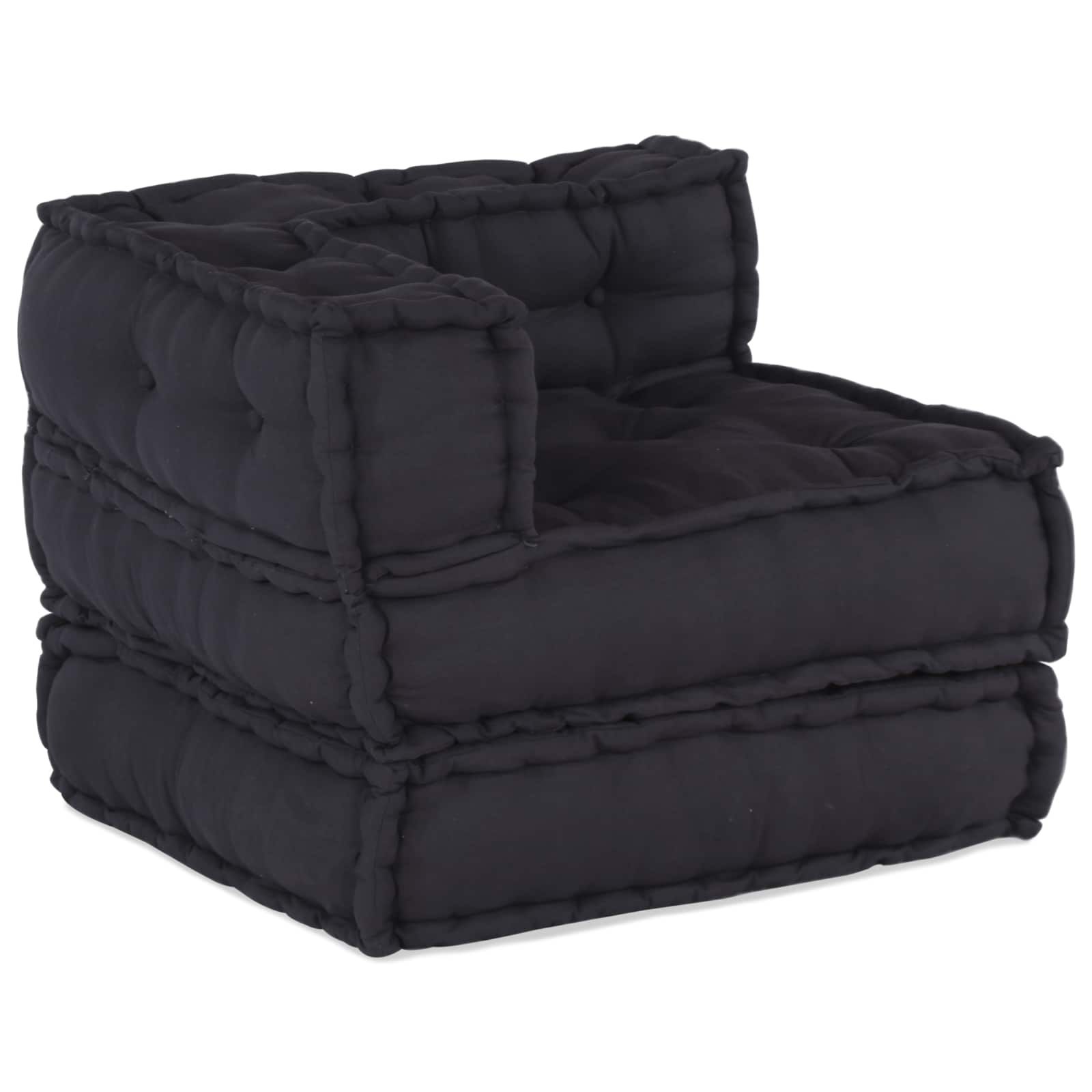 Modulare Sofagarnitur 4 pcs Anthrazit Stoff