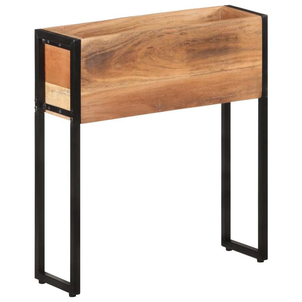 Pflanzkübel 60x20x68 cm Massivholz Akazie