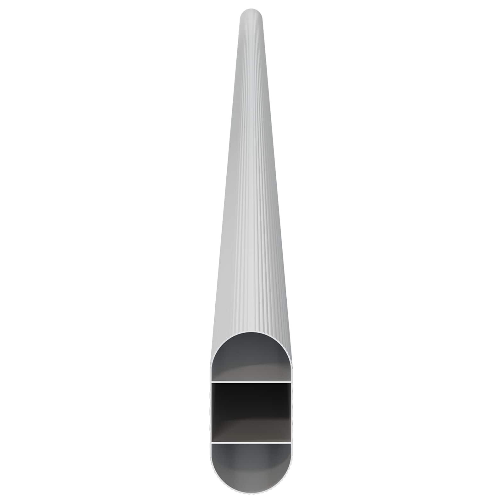 Kleiderstange 12 stk. Silber 764 x 15 x 29 mm