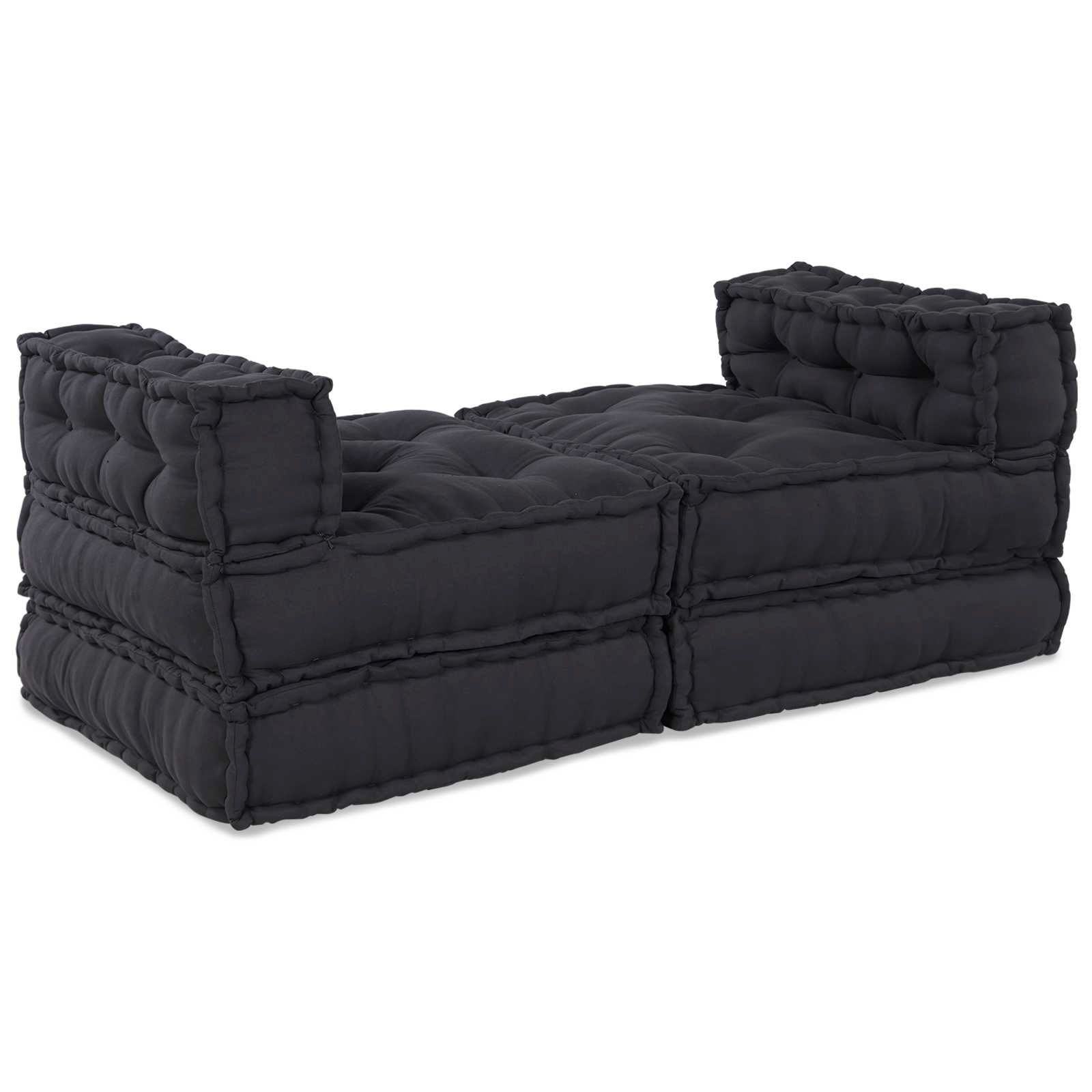 Modulare Sofagarnitur 4 pcs Anthrazit Stoff