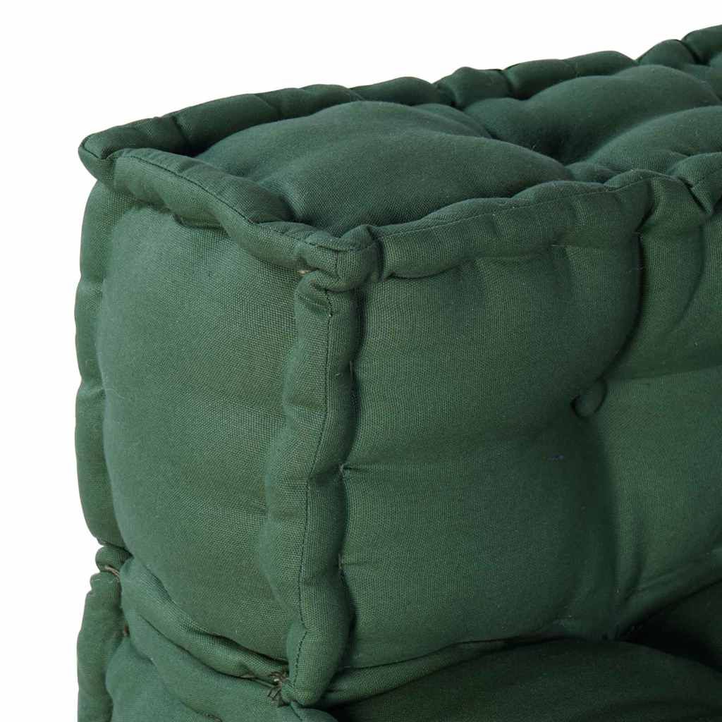 Modulare Sofagarnitur 4 pcs Grün Stoff