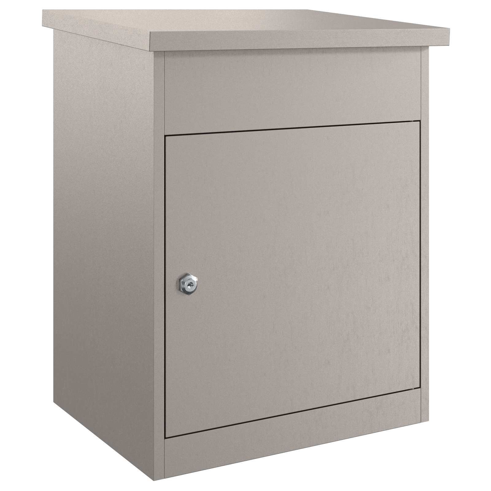 Paketdrop-Box mit Tür Rostig 47,5 x 38 x 59 cm Wetterfeststahl