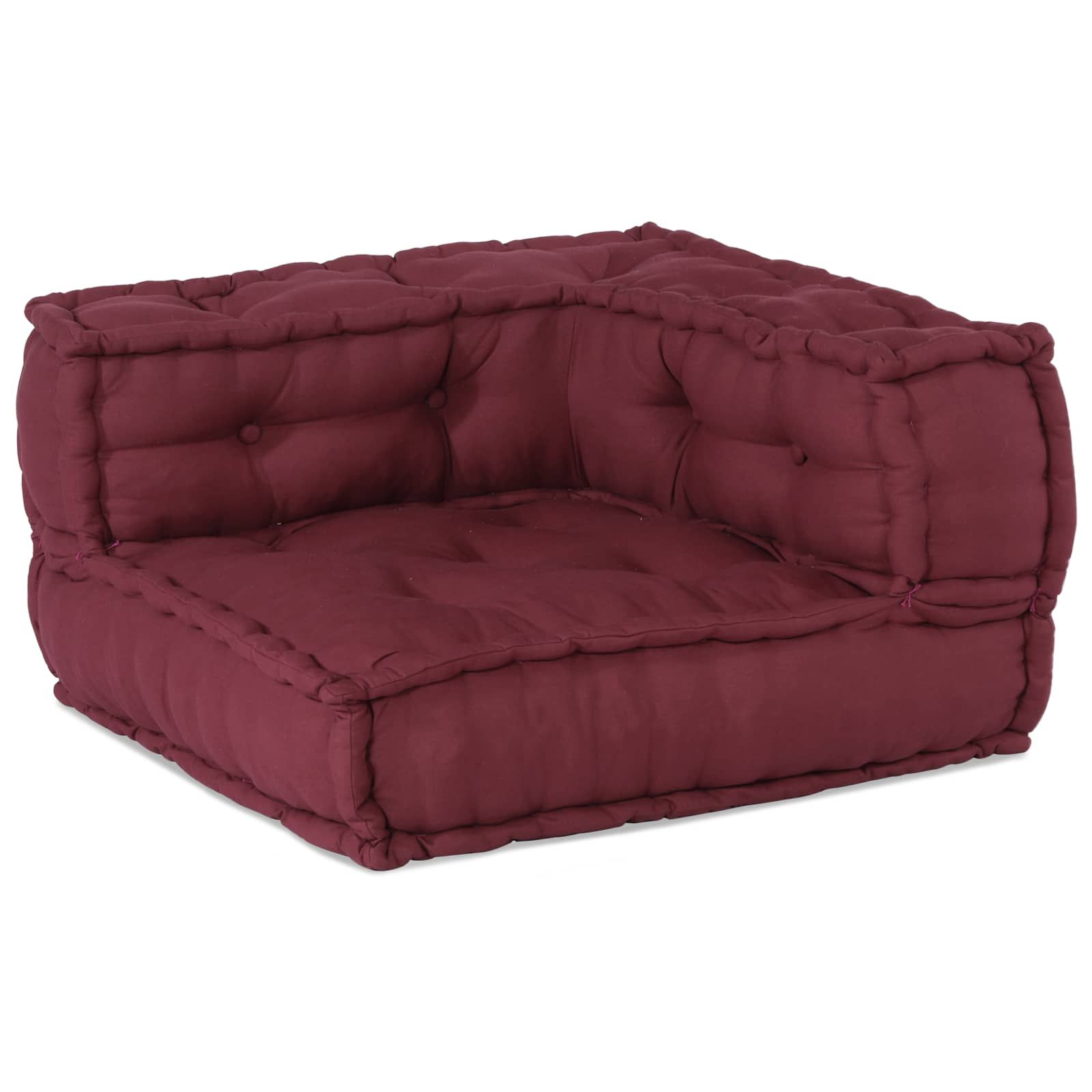 Modulare Sofagarnitur 3 pcs Kastanienbraun Stoff