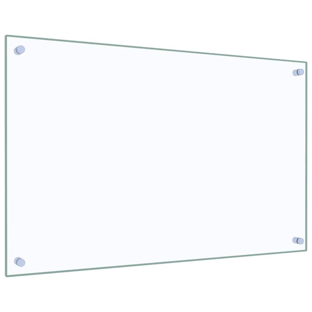 Küchenrückwand Transparent 80×50 cm Hartglas
