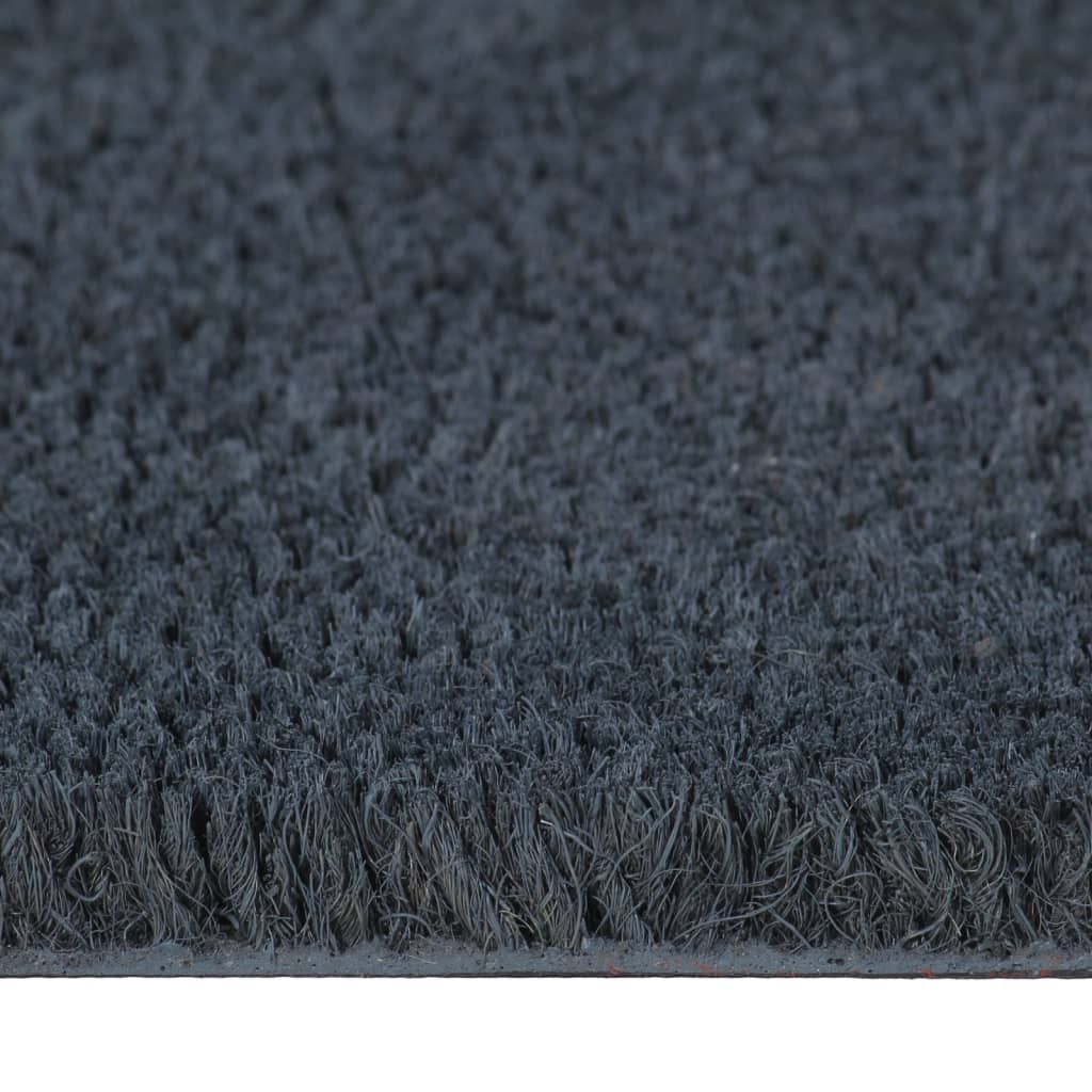 Fußmatte Dunkelgrau 40x60 cm Kokosfaser Getuftet