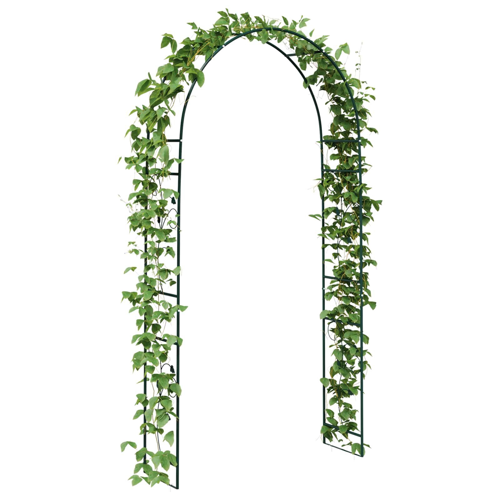 Gartenbogen Floral Grün 115 x 37 x 231 cm
