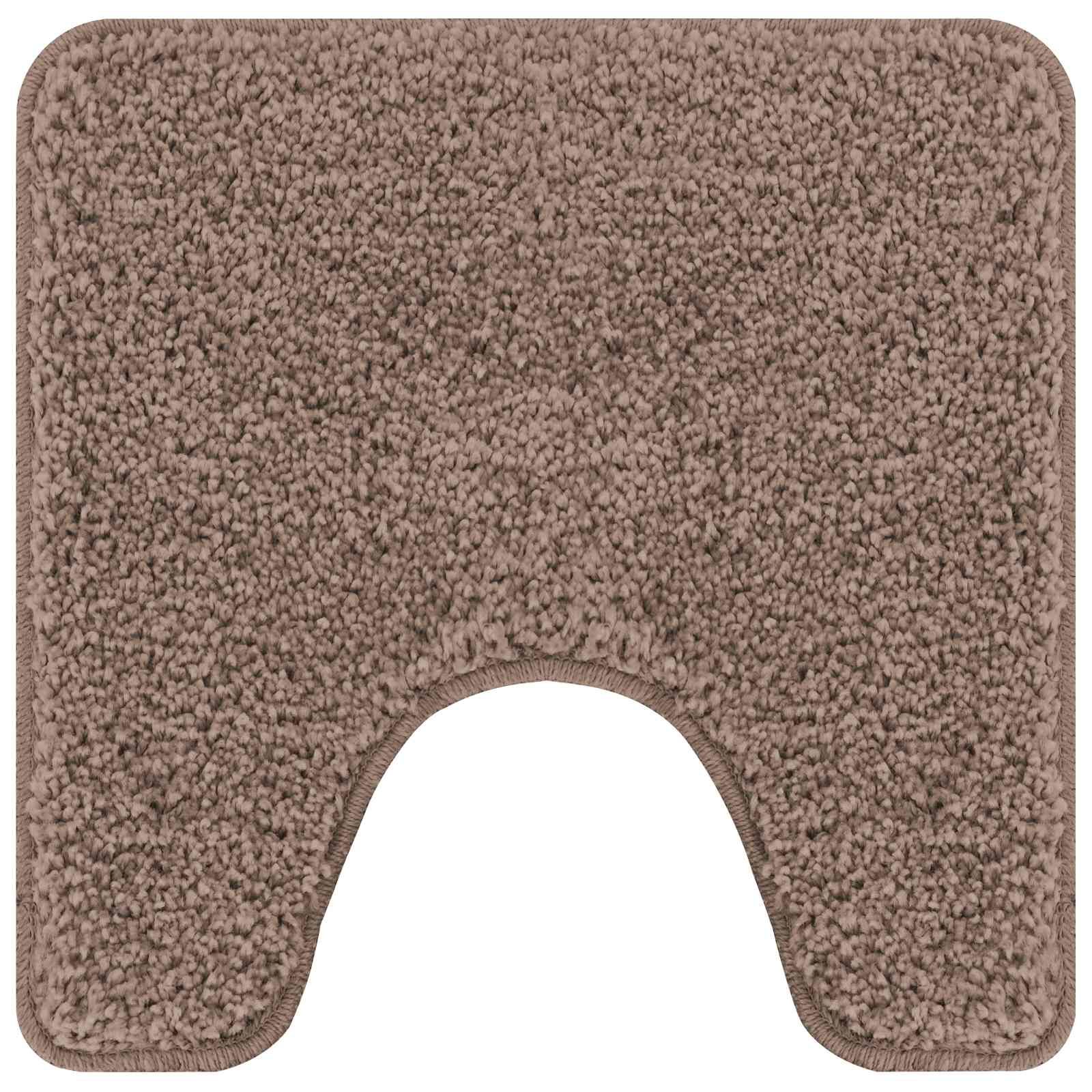 Anti-Rutsch Badematten-Set 3 pcs Braun PP
