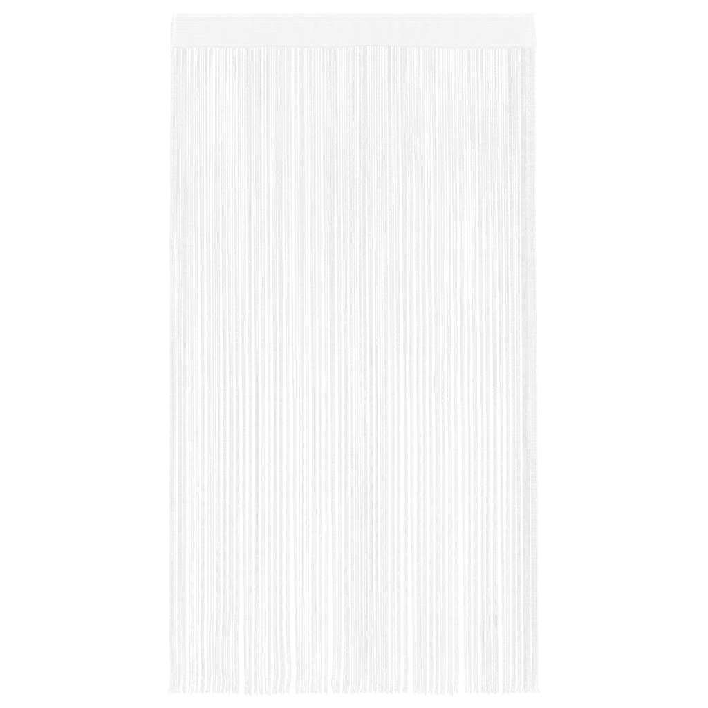 Fadenvorhang 2 Stk.100 x 250 cm Weiß