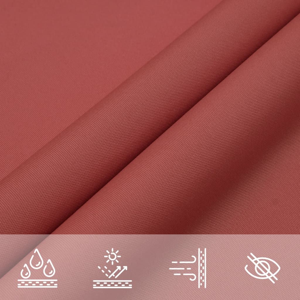 Sonnensegel Oxford-Gewebe Dreieckig 2,5x2,5x3,5m Terrakotta-Rot