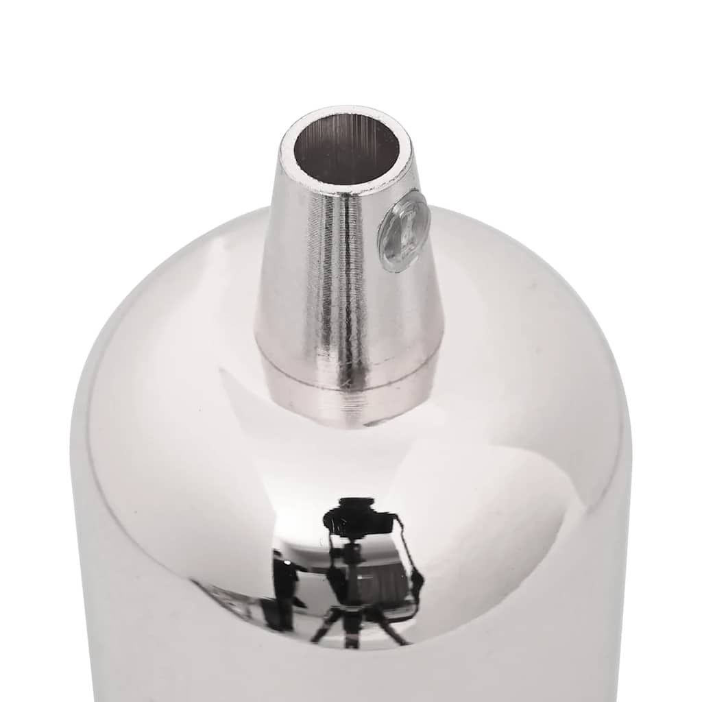 Lampenfassungen 2 Stk. Satin-Nickel E27