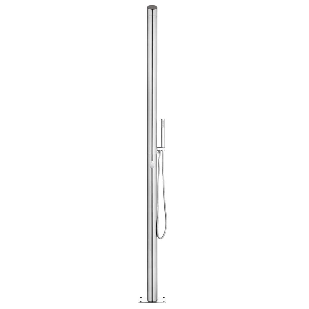 Gartendusche 220 cm Edelstahl