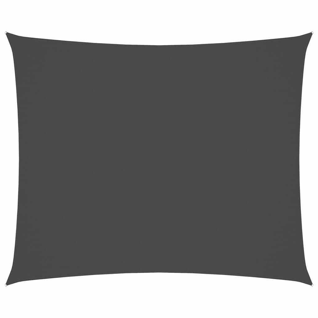 Sonnensegel Oxford-Gewebe Rechteckig 3x4 m Anthrazit