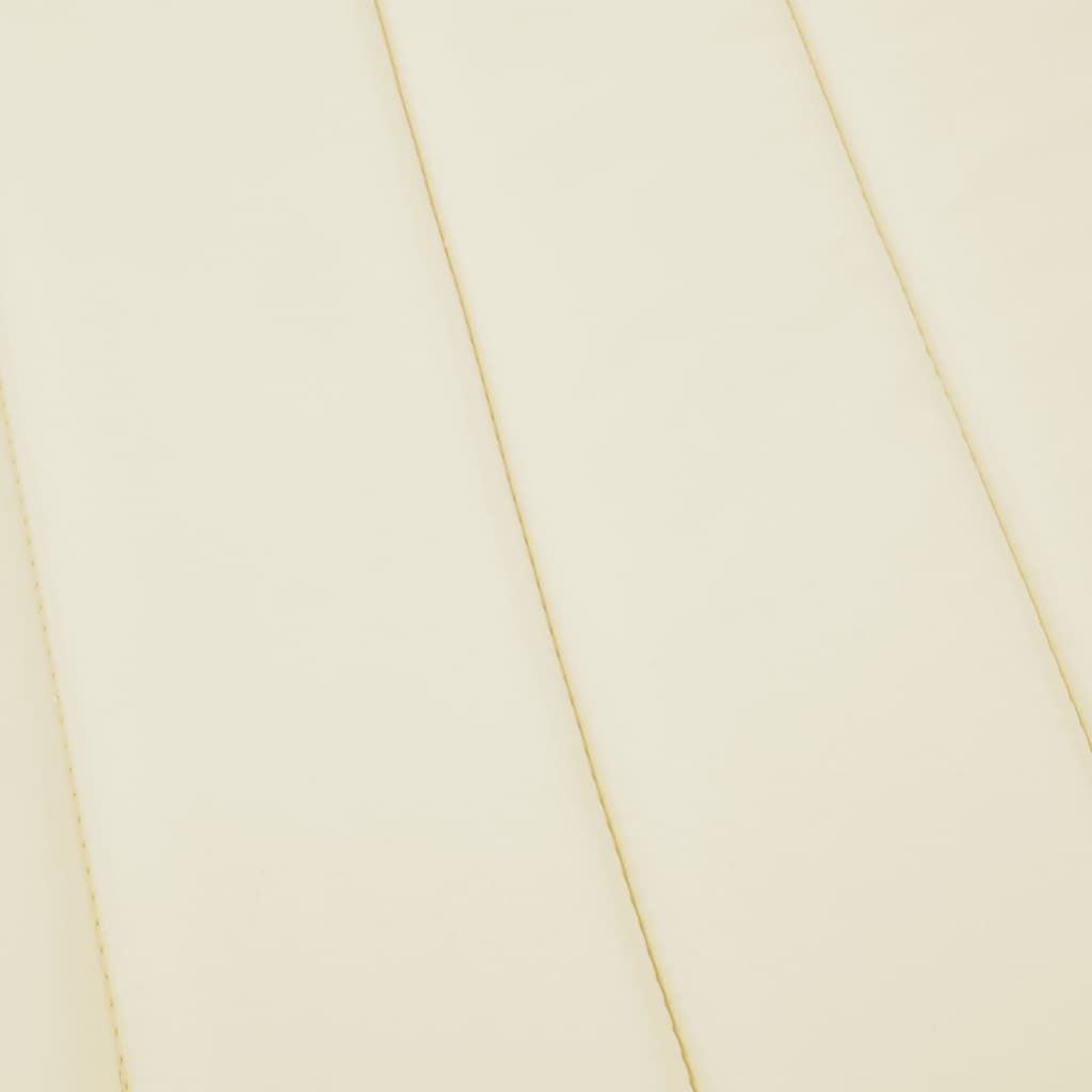 Sonnenliegen-Auflage Creme 186x58x4 cm Oxford-Gewebe