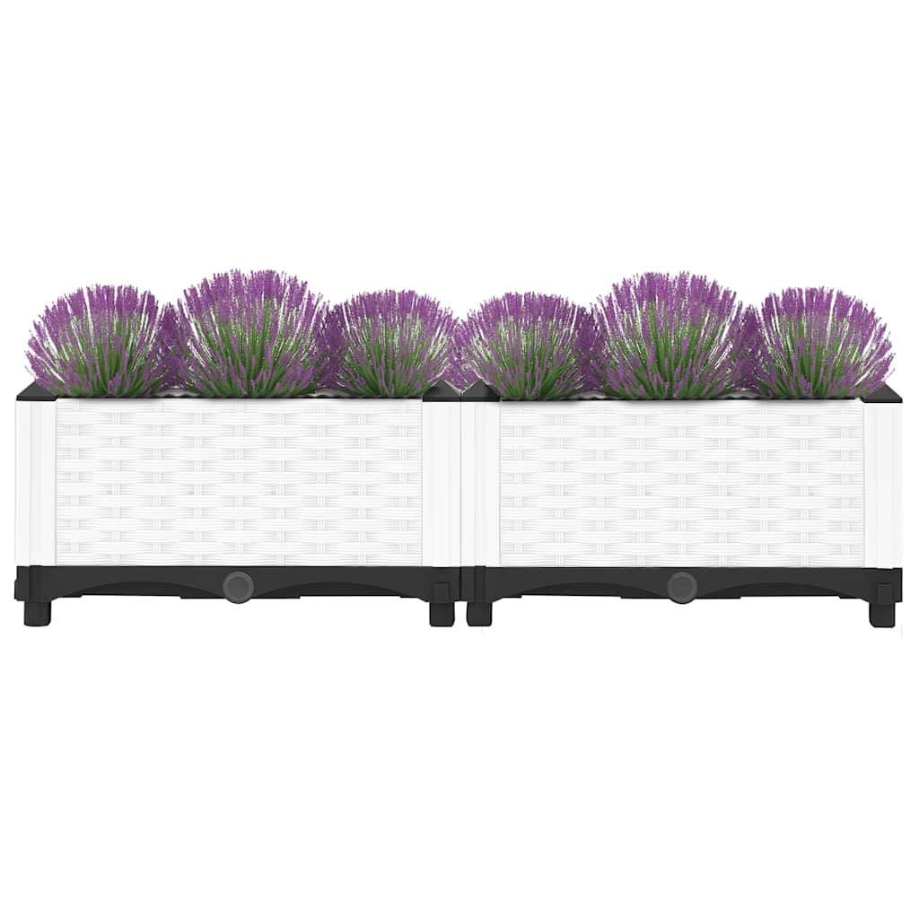 Hochbeet 80x40x23 cm Polypropylen