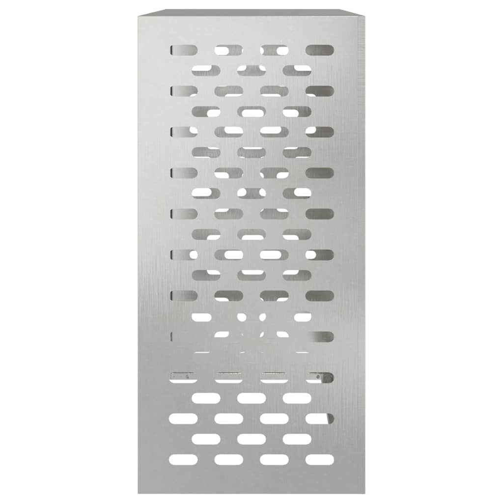 Klimaanlagenabdeckung Silber 110 x 50 x 105 cm Edelstahl