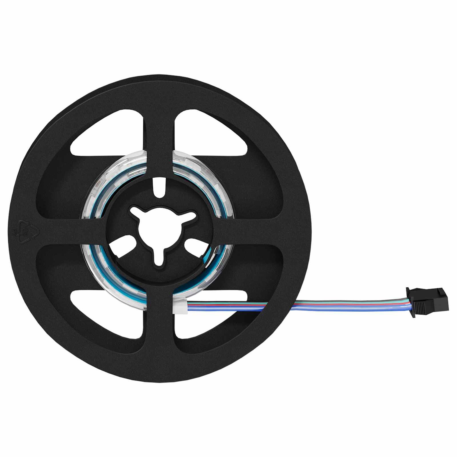 LED Streifen 2 pcs Schwarz und Transparent 250 mm