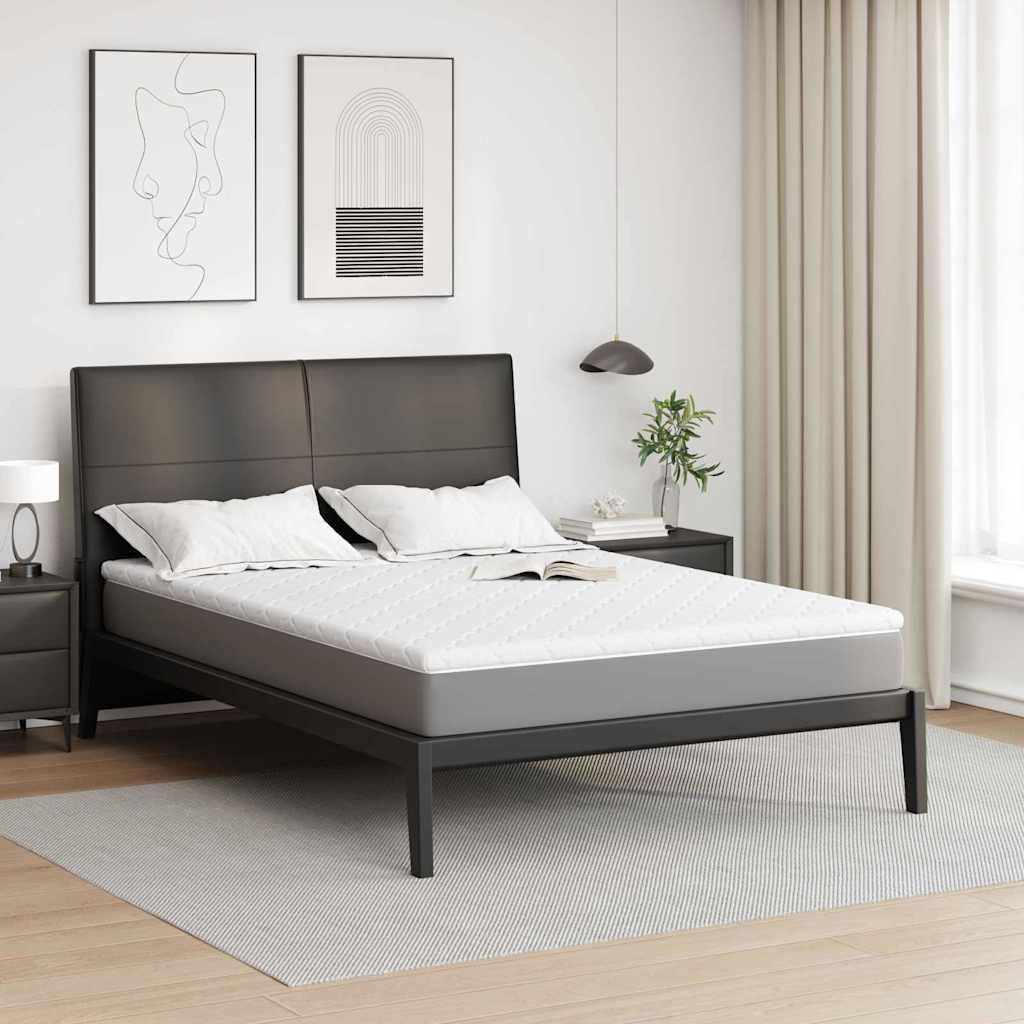 Kokosnuss Topper Weiß 140 x 190 cm Jacquard-Stoff