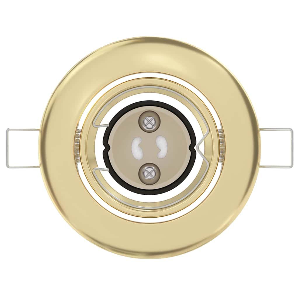 Spotlight 6 stk. Gold 9 x 9 x 2,5 cm Metall