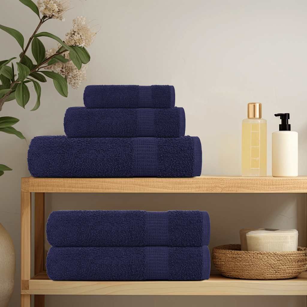 Waschtücher FROGN 2 Stk. Marineblau 30x30 cm 360 g/m²