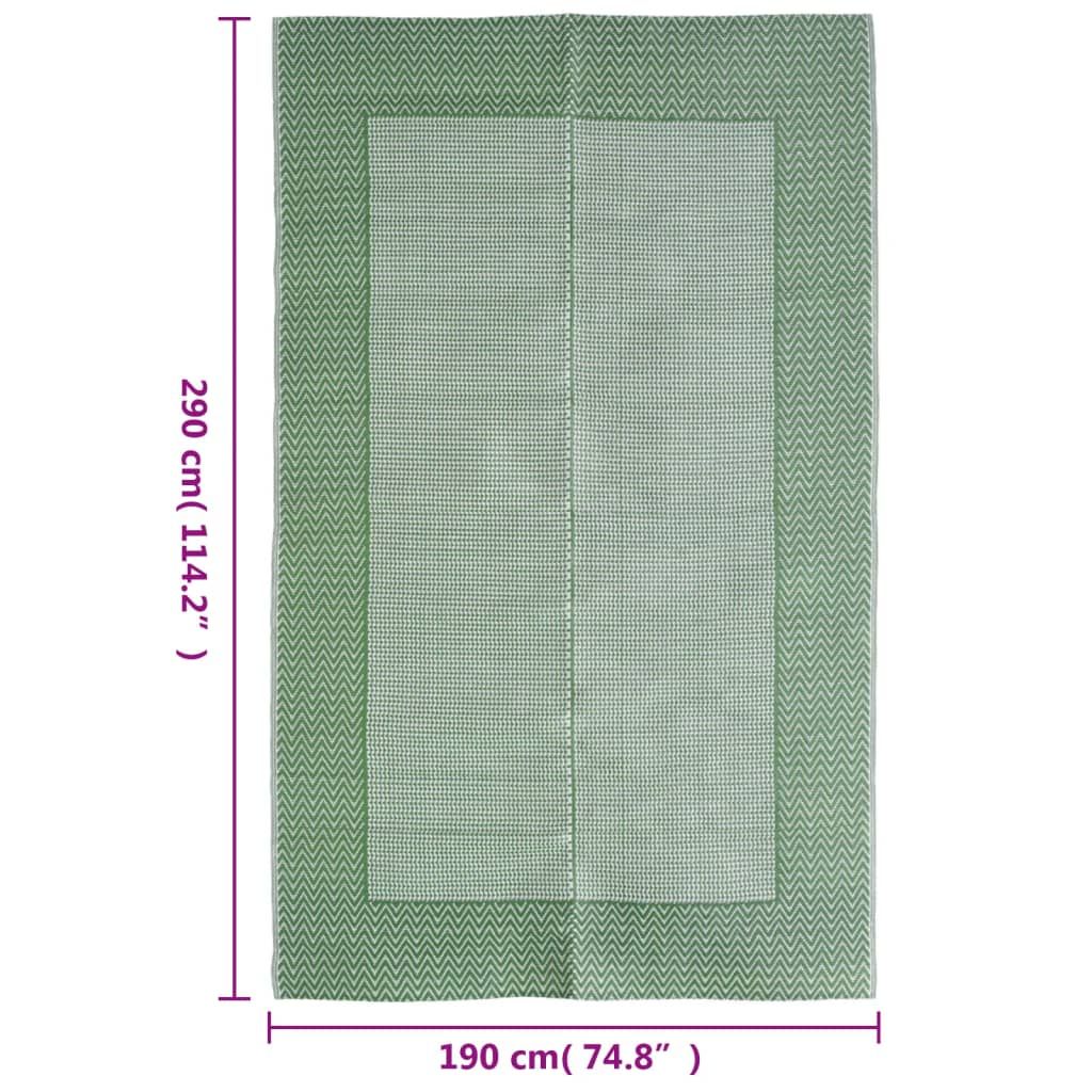 Outdoor-Teppich ARAKIL Grün 190x290 cm PP