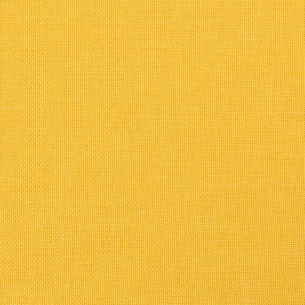 Zierkissen 2 Stk. Hellgelb 40x40 cm Stoff