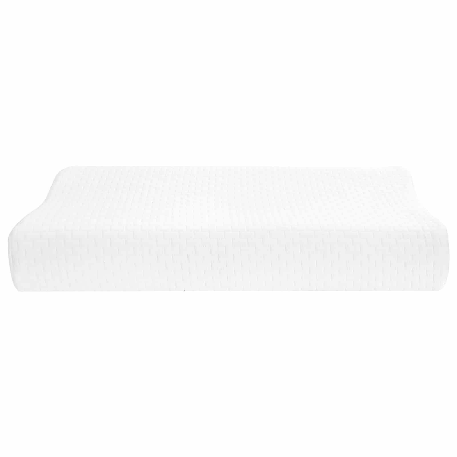 Schlafkissen Uni Weiß 80 x 40 x 12,5 cm Viscoschaum