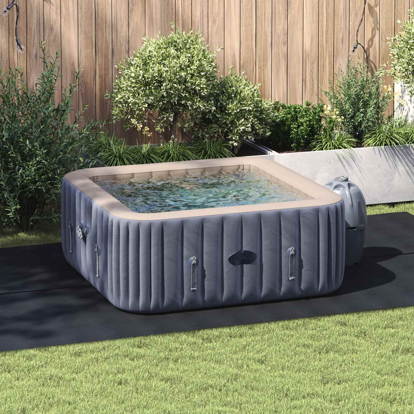 Bodenfolie für Pools 420 x 220 x 0,1 cm Rechteckig Vliesstoff