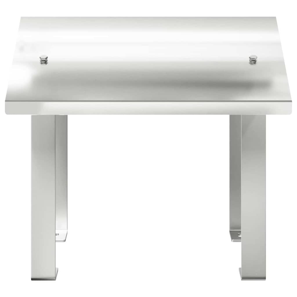 Kaminhaube Silber 40 x 40 x 37,5 cm Edelstahl