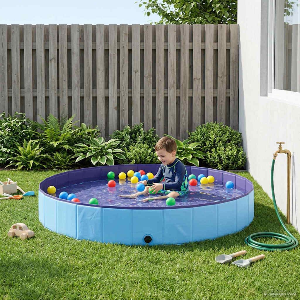 Kinder Schwimmbecken Blau Ø300 x 38 cm