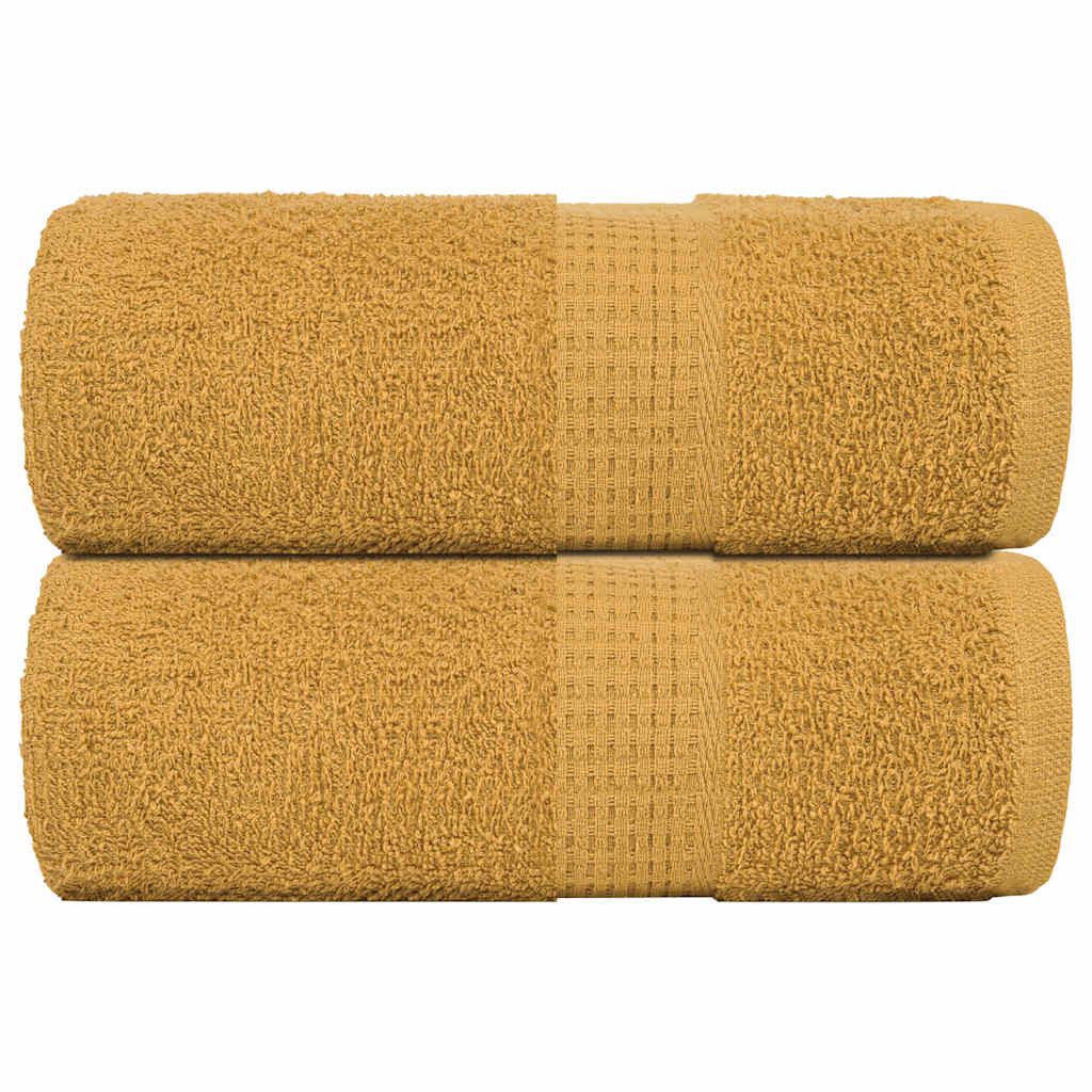 Waschtücher FROGN 2 Stk. Gold 30x30 cm 360 g/m²