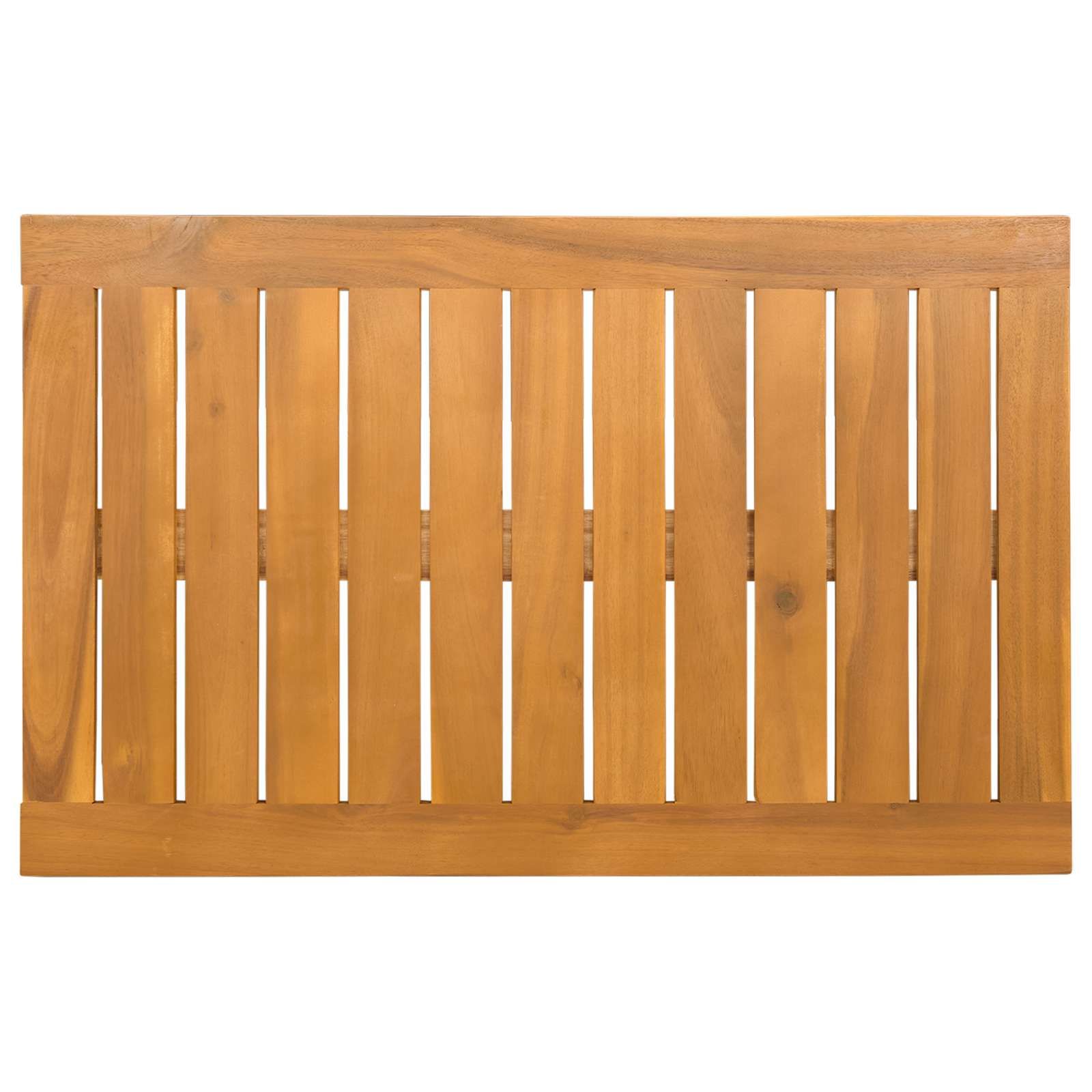 Badematte Uni Braun 80 x 50 cm Holz
