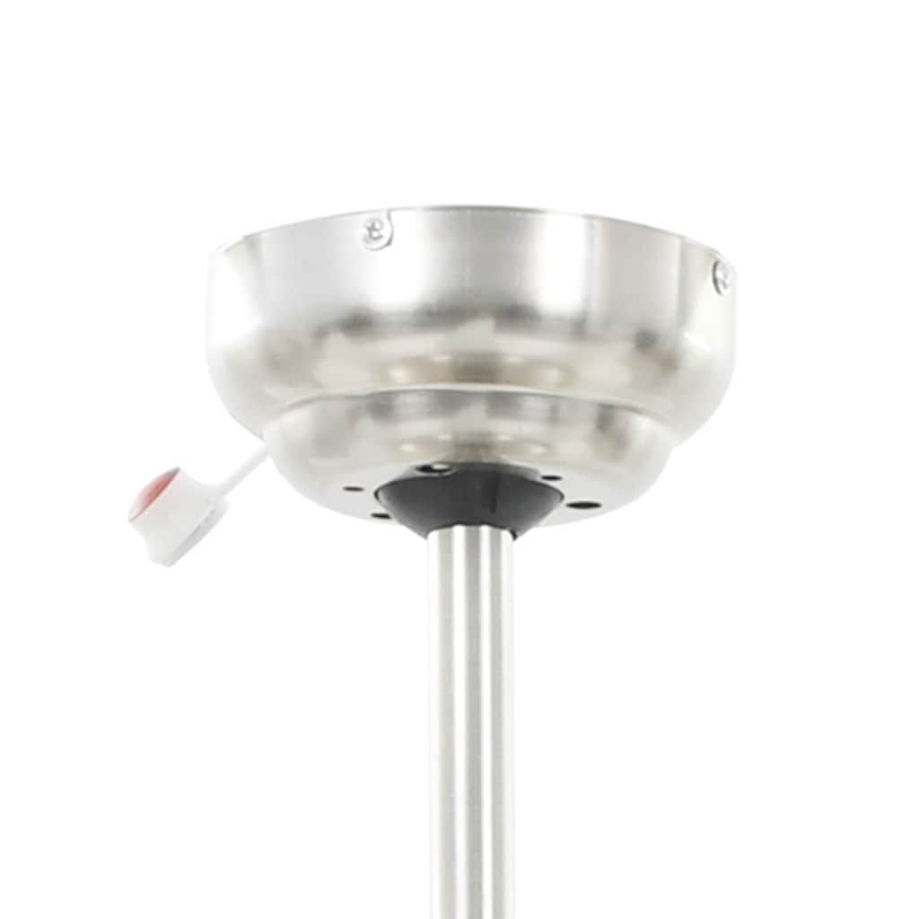 Dekorativer Deckenventilator mit Beleuchtung 128 cm Weiß