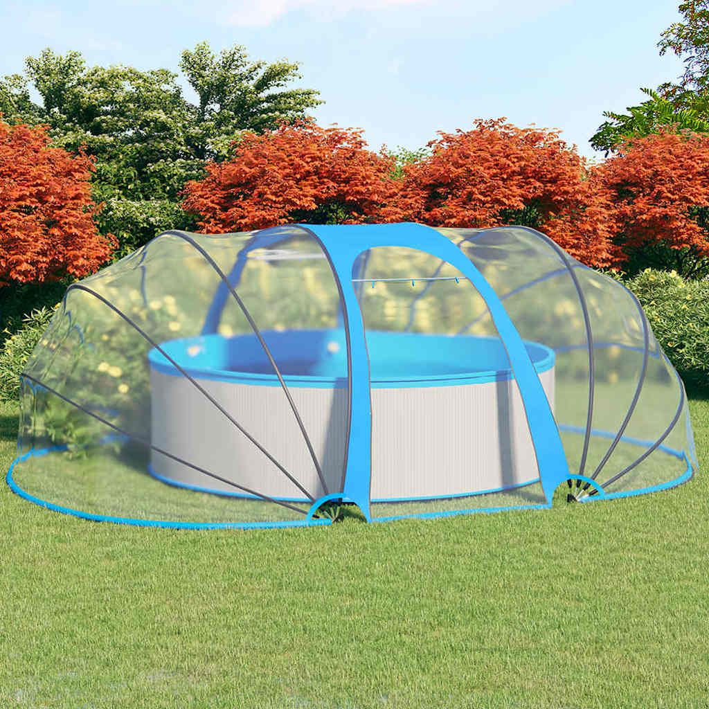 Pool-Kuppel Oval 530x410x210 cm