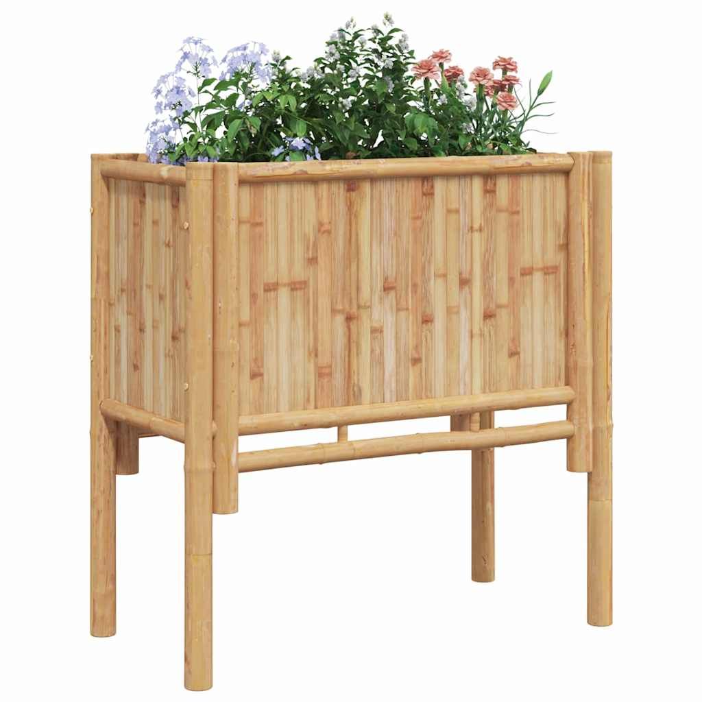 Hochbeet Braun 70 x 35 x 70 cm Bambus
