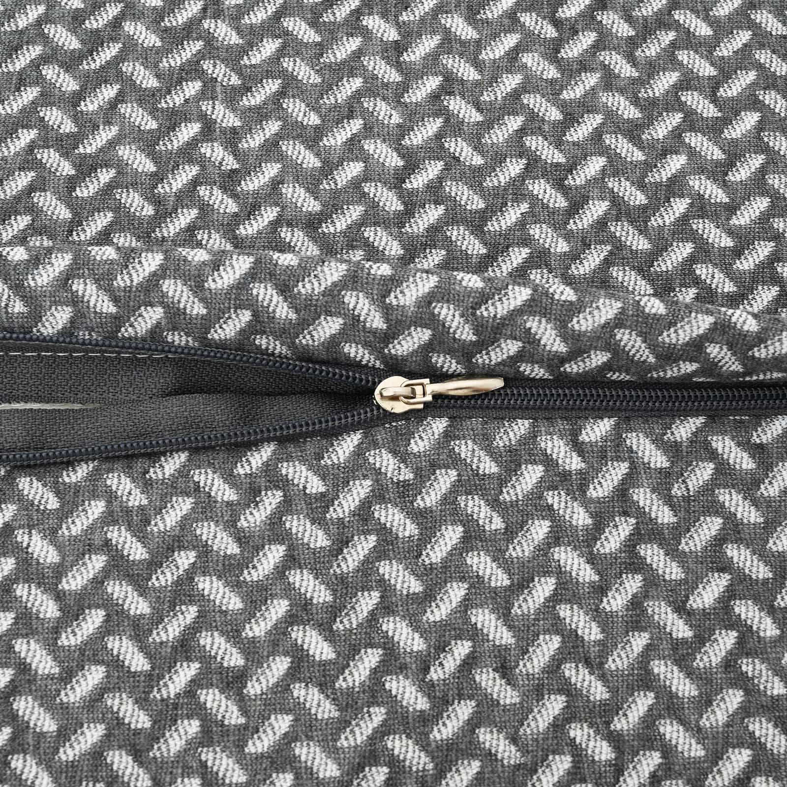 Kopfkissen mit Kissen Grau 60 x 34 x 11 cm Polyester