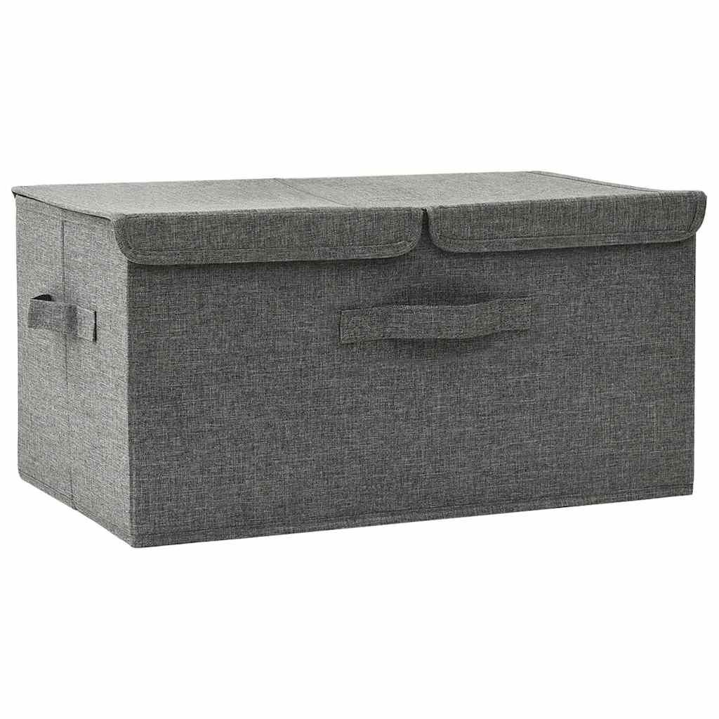 Lagerboxen Vliesstoff 2 fächer Anthrazit
